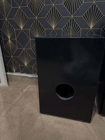 Wooden table black color