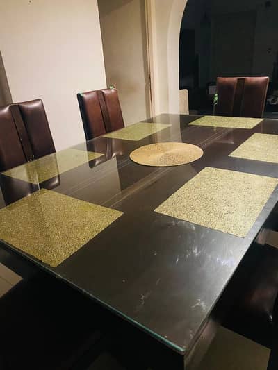 6 Men / 6 seat / 6 chair Dining Table