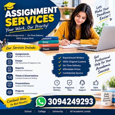 Professional Assignment Writing Services | Essays, Reports, Thesis &