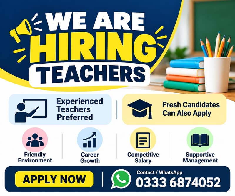 required teachers 0
