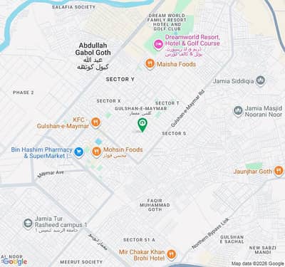 Westopen plot for sale in prime sector of Gulshan e Maymar