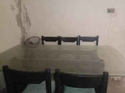 used chairs and table set
