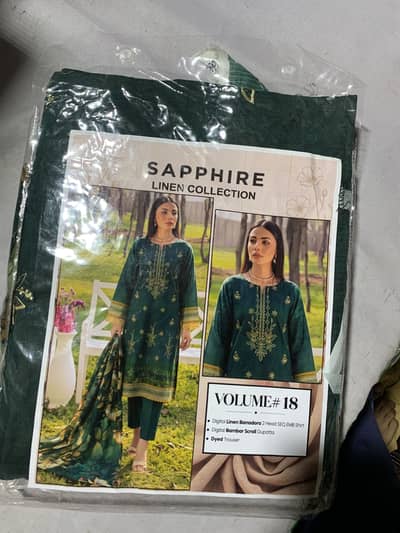 sapphire linen collection