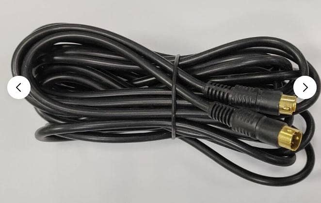 SVHS (S-video) Plug to Plug Video Cable 4 pin Mini DIN Gol R6078