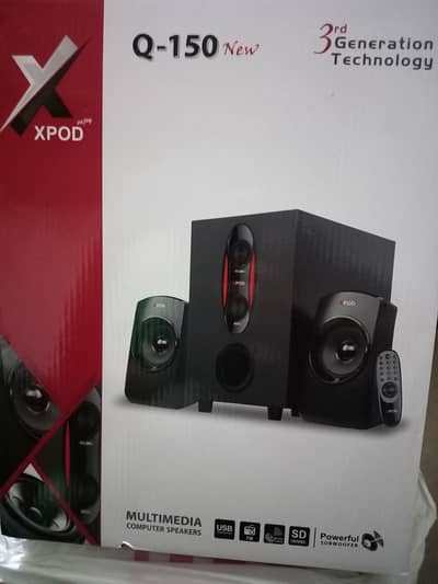 XPOD WOOFER SET DYNAMIC 3D SOUND WITH AI TECH