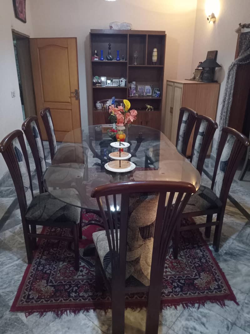 Dining Table With 8 Set Chairs 2