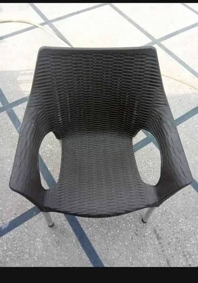Plastic Chairs + Table