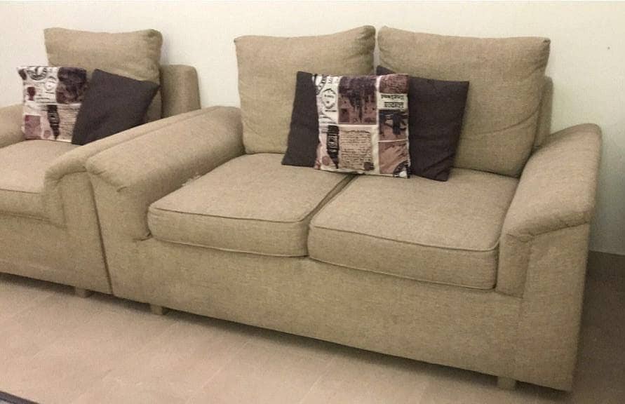 5 seater jute sofa set 0