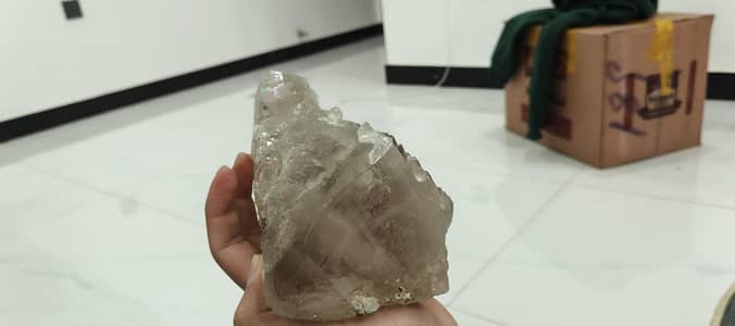smokey quartz cluster