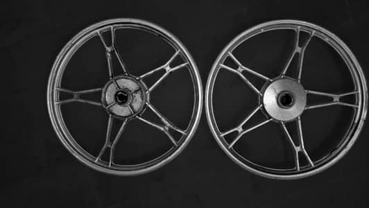 bike silver Rim