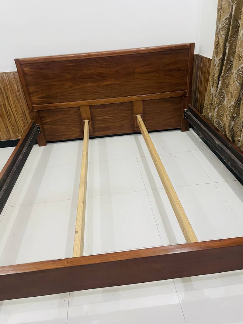 double bed with matters 2