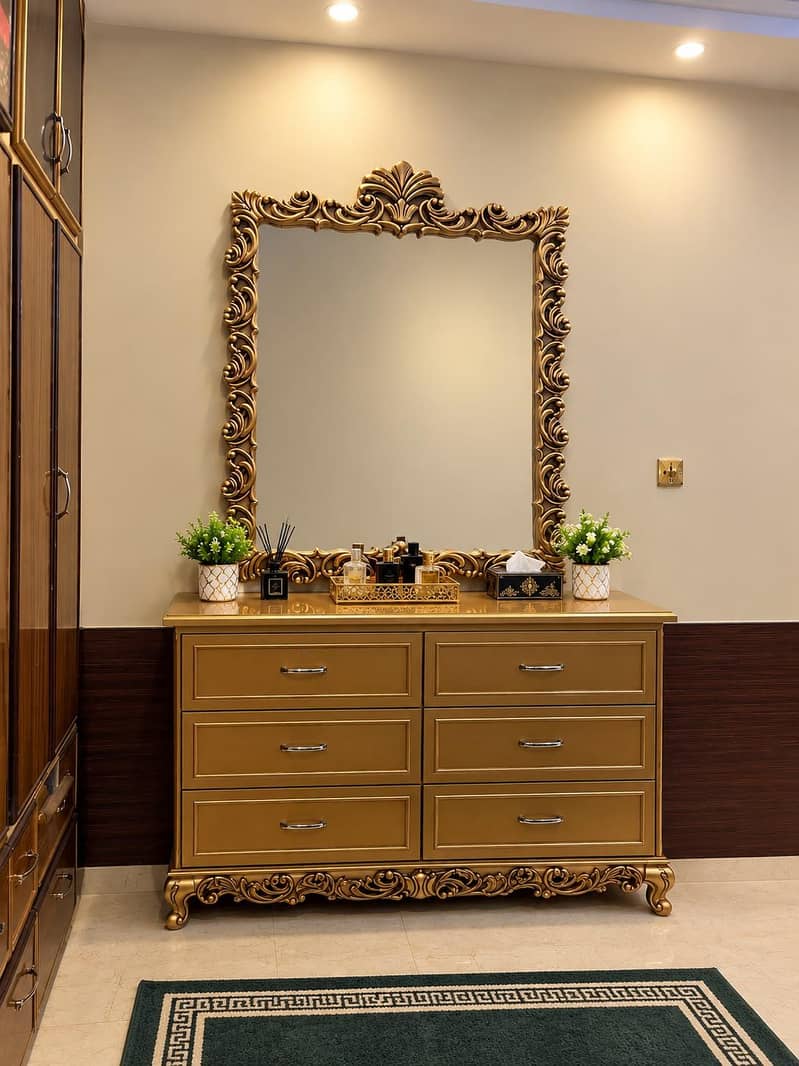Bed and Mirror Table 1