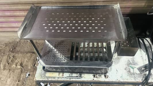 Steel utensil stand for home kitchen