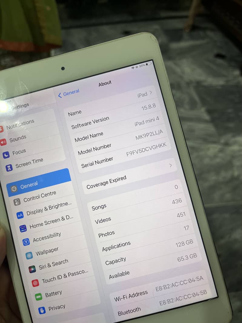 Ipad Mini 4 128 GB 3