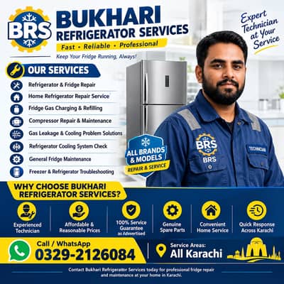 Fridge Repair Service Karachi | Refrigerator Repair ,Gas Charging