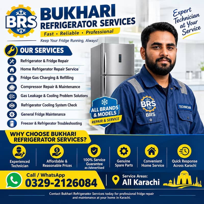 Fridge Repair Service Karachi | Refrigerator Repair ,Gas Charging - AC ...