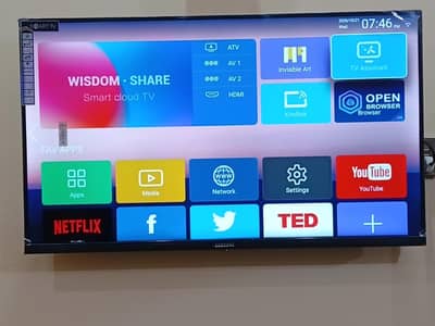 43 Inch LED TV - Full HD - Smart - New Condition - 50000