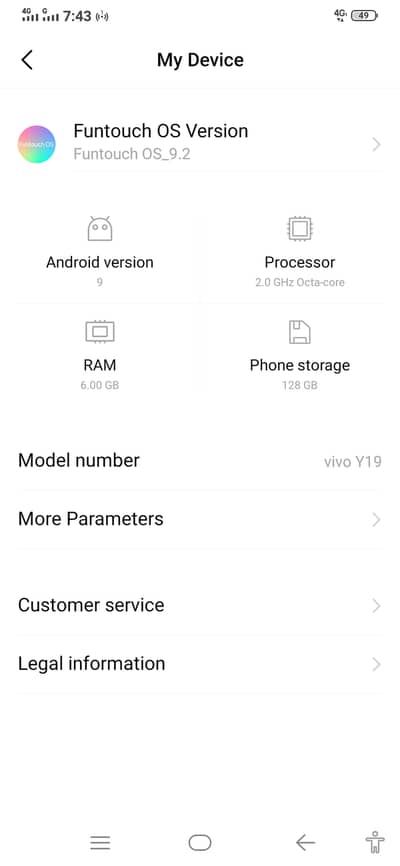 Vivo Y19