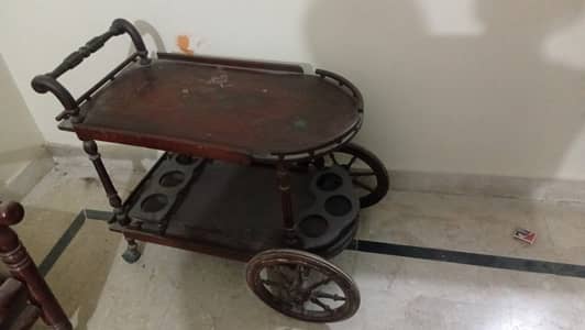 Chinioti Wooden Trolley
