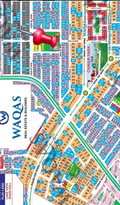 1 Kanal Plot For Sale In Chinar Bagh Society Khyber Block