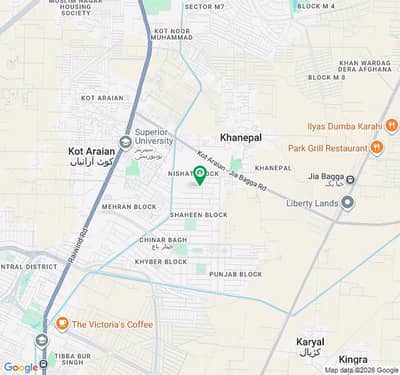 10 Marla Plot For Sale In Chinar Bagh Lahore Nishat Block