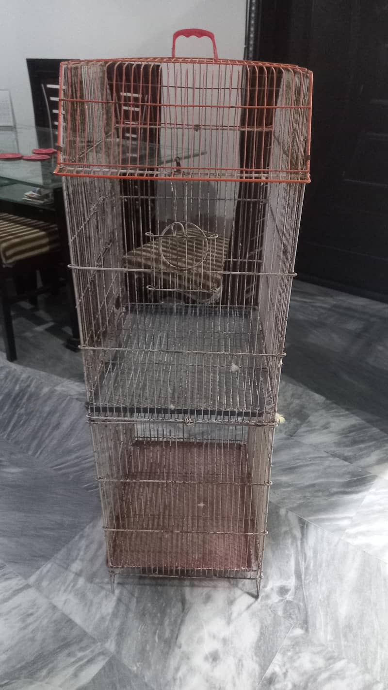 Foldable Two Tier Cage 1