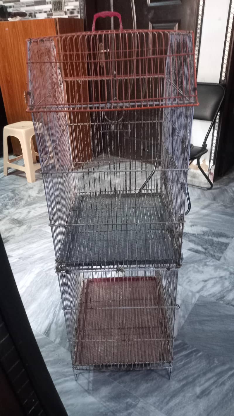 Foldable Two Tier Cage 2