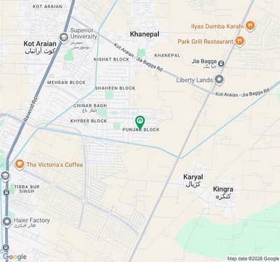 1 kanal Plot For sale in Chinar Bagh Punjab Block Raiwind Road Lahore