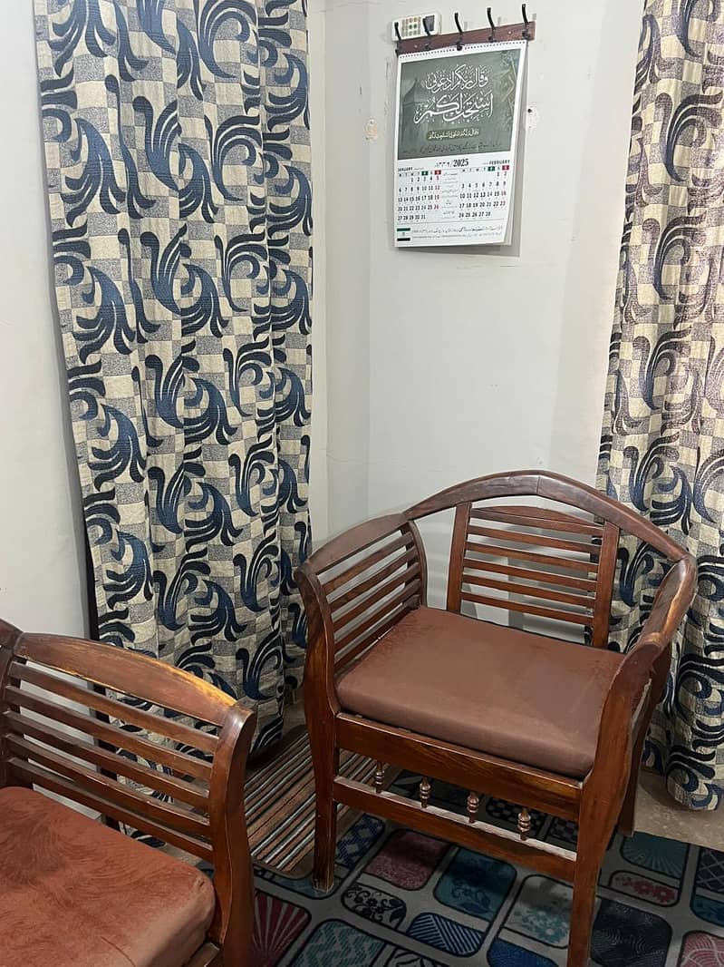 wooden sofa set 0