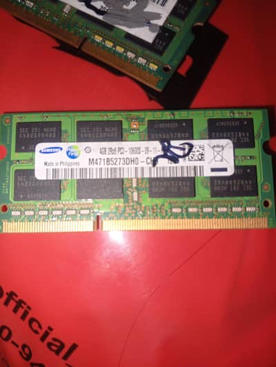 Samsung DDR3 4gb Ram (2 Rams)