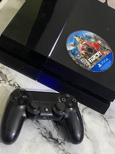 PlayStation4 Fat 500GB + Original controller + Non jailbreak + games