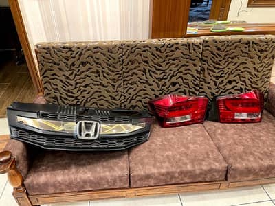 Honda city lava lights and orginal front grill