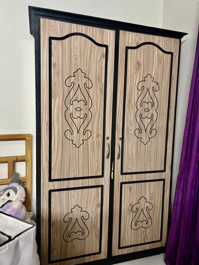 Big wardrobe . Solid keekar wood frame with excellent quality . size