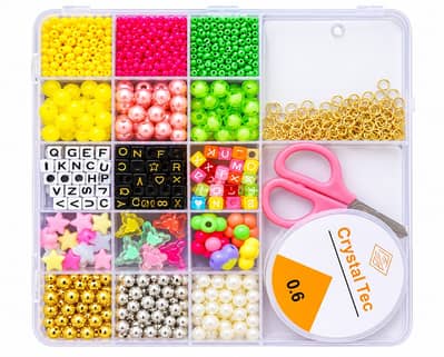 Crystal Beads Set Multicolor 6 Inch DIY Jewellery Accessories