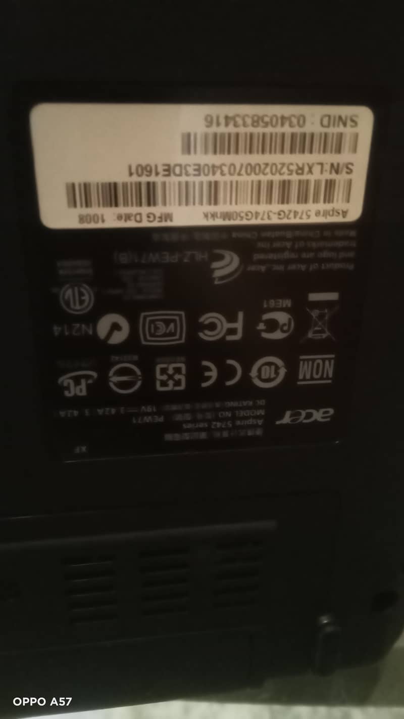 laptop Acer i3 2
