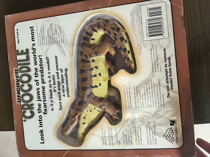 3D crocodile book 1