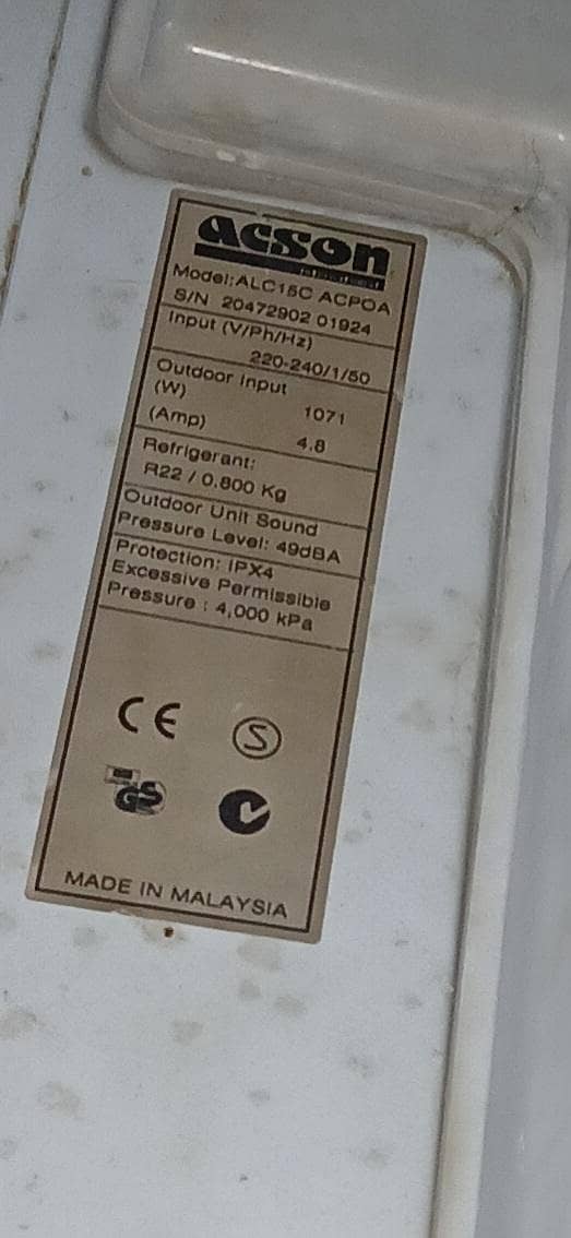 ACSON Split AC 1.2 Ton 3