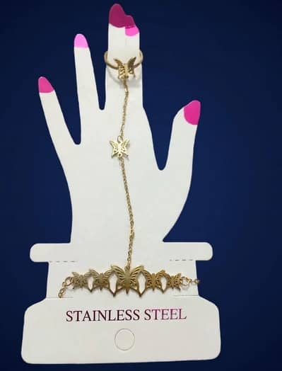Stainless Steel Hath phool Style
