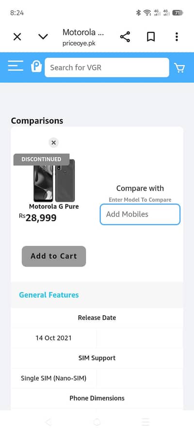 Motorola G Pure