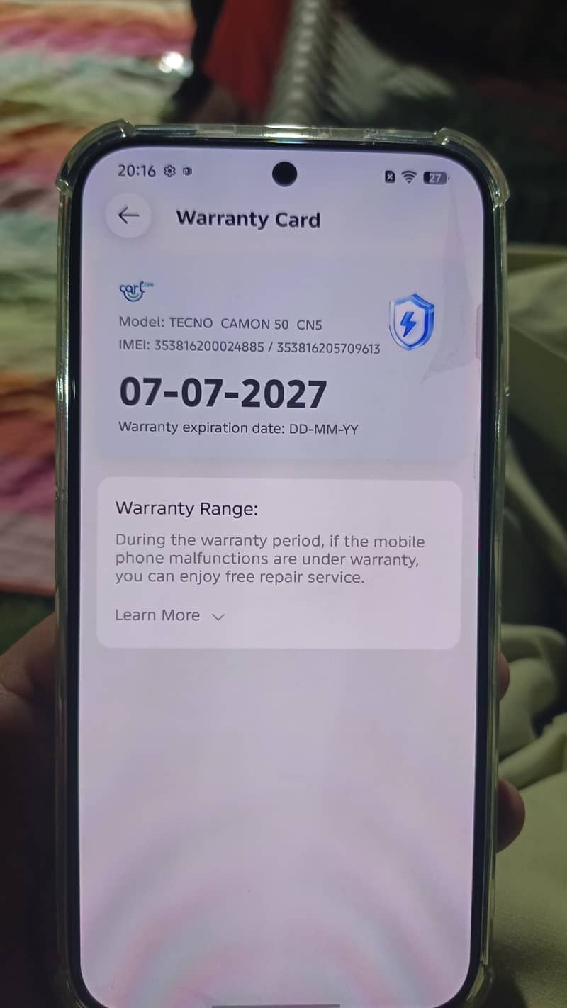 Tecno camon 50 1