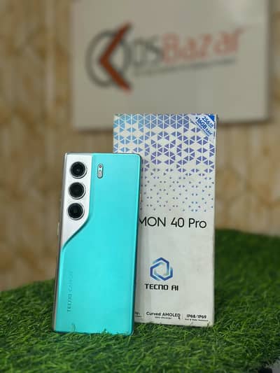 Tecno Camon 40 Pro 8GB Ram 256GB Storage With Box & Original 45W Charg