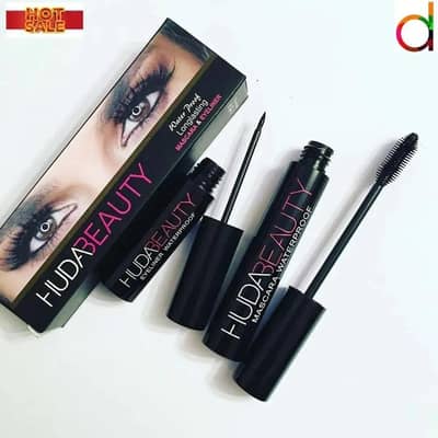 2 in 1 Waterproof Mascara & Eyeliner Black