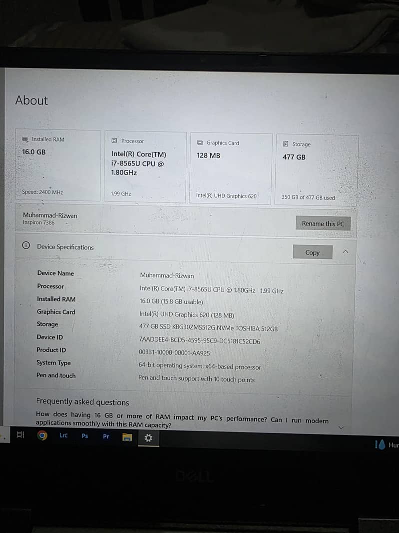 Dell percetion 4