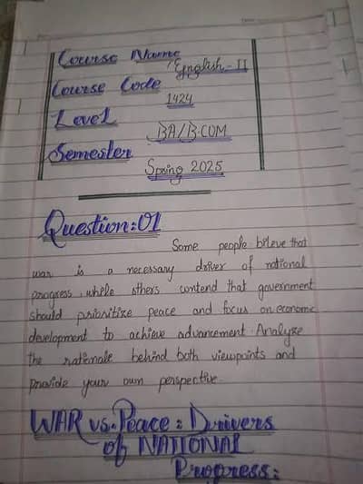 AIOU spring assignments