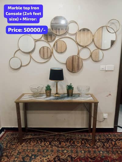 Chester / Console + mirror / carpets / centre table / Decors