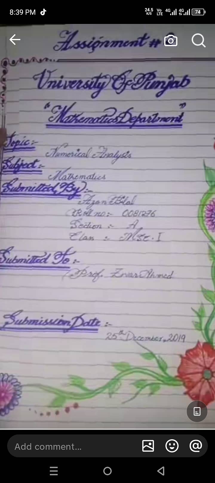 AOU SPRING ASSIGNMENTS 0