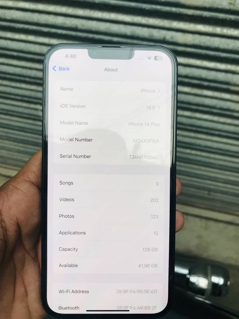 Apple iPhone 14 plus mdm 2