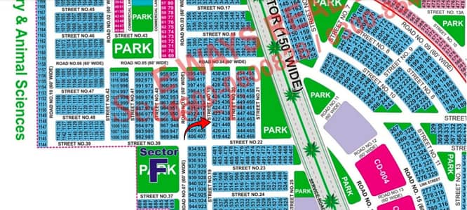 10 Marla Residential Plot for Sale in DHA Sector F
