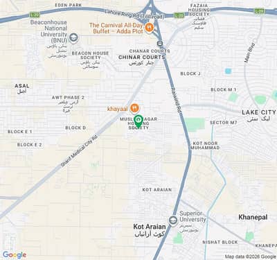 3 Marla Residential Plot For Sale In Ali Block Al-Kabir Town Phase 2