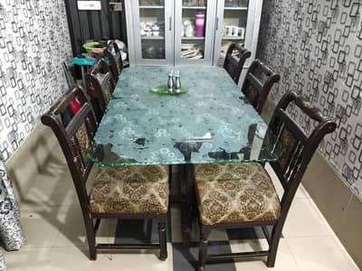dinning table with 6 chairs